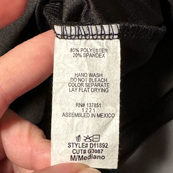 Gaze “Little Black Dress” Very Stretchy & Fits Your Curves, NWOT’s, Size Medium - Picture 4 of 7